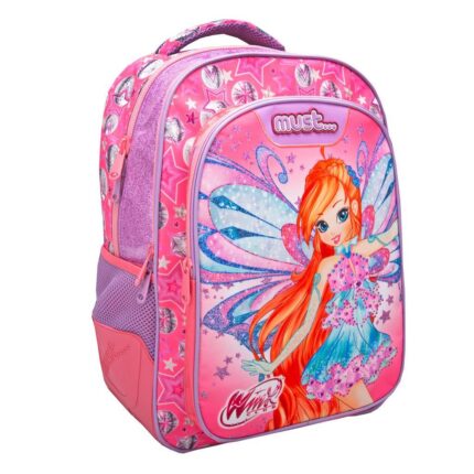 Σχολική τσάντα πλάτης δημοτικού Must Winx