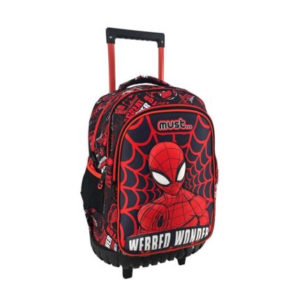 Σχολική Τσάντα Must Τρόλεϊ Δημοτικού Spiderman