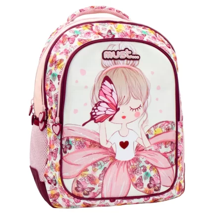 Σχολική Τσάντα Πλάτης Δημοτικού Must Butterfly Girl