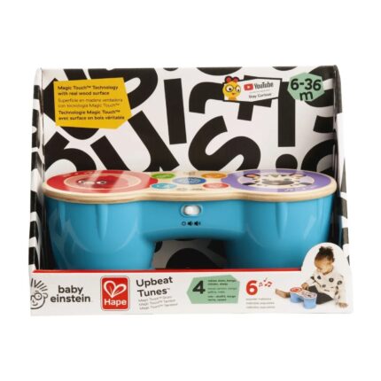 Hape Kids II Ξύλινο Magic Touch Drum Upbeat Tunes