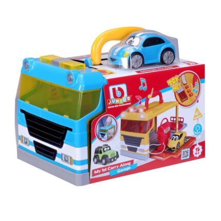 BBURAGO JUNIOR MY 1ST CARRY ALONG GARAGE - BLUE (#16/88621)