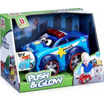 Bburago Junior Push & Glow Police Car (89004)